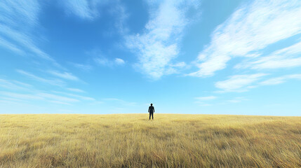 Solitary Reflection in a Vast Field