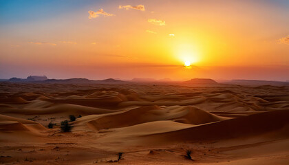 Naklejka premium desert view