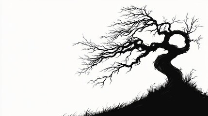 Obraz premium Tree silhouette