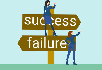 目標達成までのマイルストーンのイラスト	
