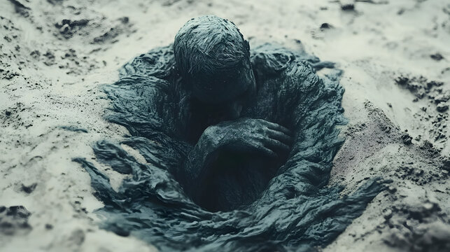 Isolation in Quicksand: A Depiction of Depression