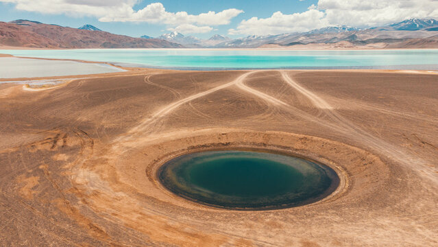 Ojo de agua en Catamarca, Argentina