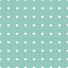 valentines day pattern seamless mint hearts cute