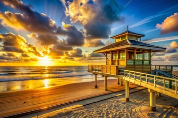 Sunrise Beach Photography: Golden Hour Coastal Scenes, Ocean Sunrise, Beach Sunrise Pictures, Coastal Landscape, Morning Beach