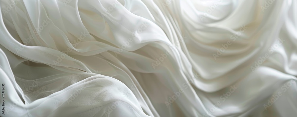 Poster abstract white background with soft lines and curves, creating an elegant atmosphere. the design fea
