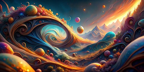 Obraz premium Surreal Photography: Abstract Signature Design, Artistic Signature Style, Unique Signature Image, Fantasy Signature Art, Dreamlike Signature Background