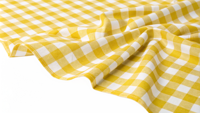 yellow and blue fabric