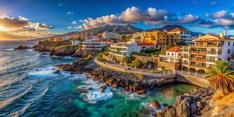 Fototapeta premium Tenerife Holiday Apartments: El Medano & Costa del Silencio Seascape Photography