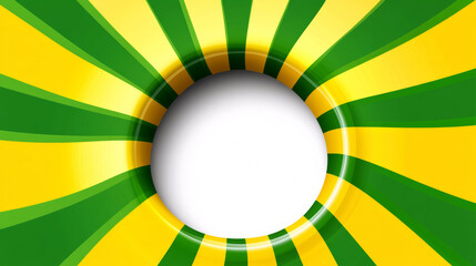 Bright and vibrant abstract background with yellow and green stripes