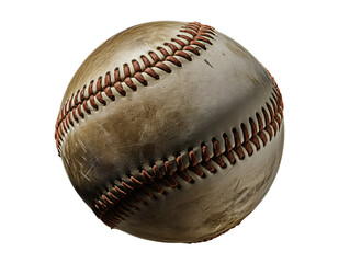 a close up of a baseball