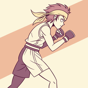 The Undefeated Fighter Anime Character