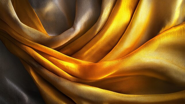 Elegant topaz textured fabric draped in luxurious harmony studio textile photography soft lighting close-up view