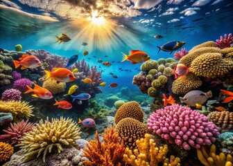 Underwater Photography: Exploring Ocean Depths, Aquatic Life, Coral Reefs, Submerged Worlds