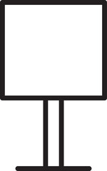Fototapeta premium Blank Signage Icon 