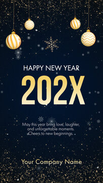 Happy New Year Social Media Post