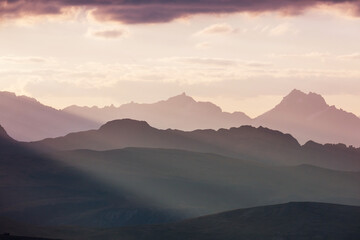 Mountains silhouette