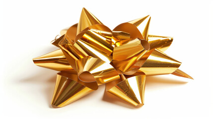 golden christmas bow
