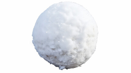 snowball isolated on white 