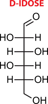 Vector Of D-Idose Chemical Structure