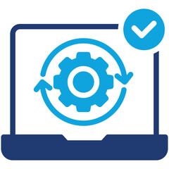 Software Update mixed color icon