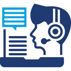 Live Chat mixed color icon