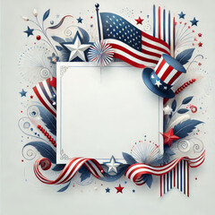 Obraz premium President's Day graphic template