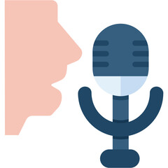 Voice flat icon