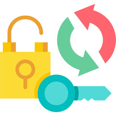 Reset Password flat icon