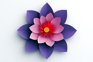 Meditation flower colorful 