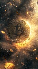 Financial market analysis with cryptocurrency trends and investment strategies 