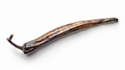 Obraz premium vanilla bean isolated on white background