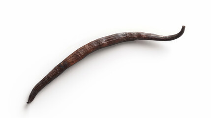 Obraz premium vanilla bean isolated on white background