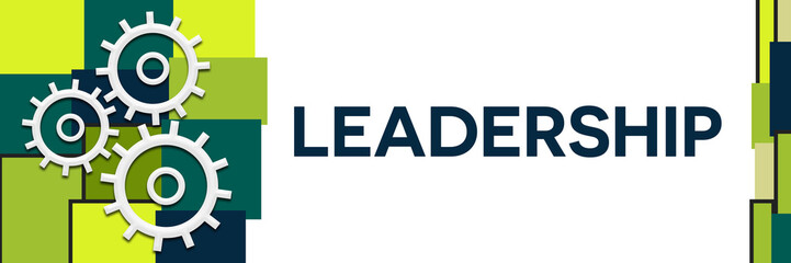 Leadership Green Turquoise Blue Grid Left Symbol 