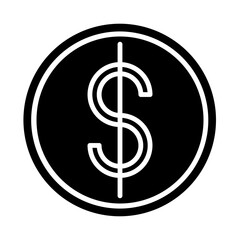 Dollar Sign glyph icon