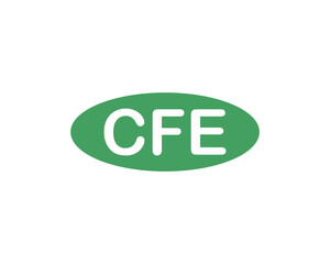 CFE logo design vector template. CFE
