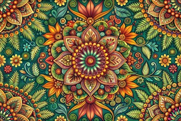 Floral Mandala Bundle Intricate Mandalas with Flowers and Elegant Designs