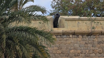 mur forteczny i armata © Miroslaw