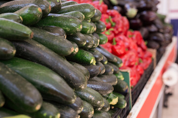 Vegetables at the market for people