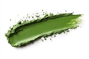 Vibrant Green Paint Swatch with Texture