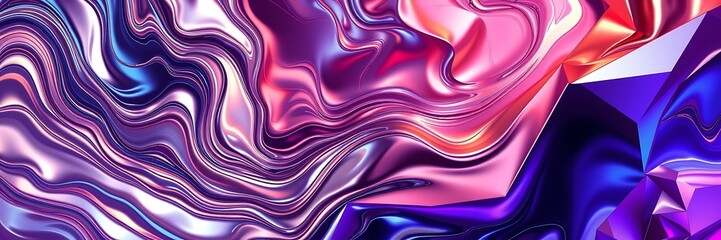 Fototapeta premium Colorful geometric background