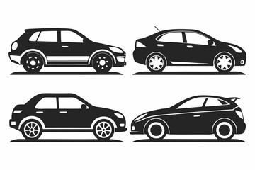 Fototapeta premium set of cars