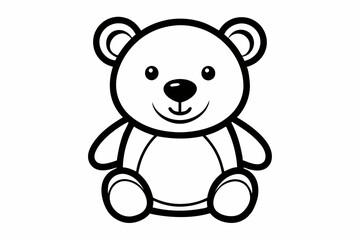 teddy bear with black and white  