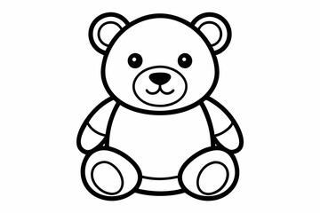 teddy bear with black and white  