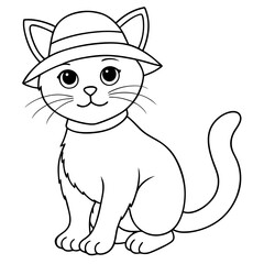 cat with a bow