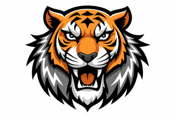 tiger head vector