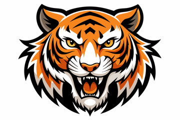 tiger head vector