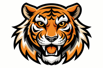 tiger head vector