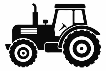 tractor isolated on white background