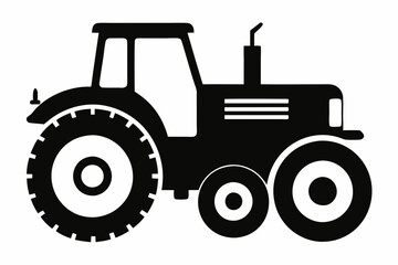 tractor isolated on white background