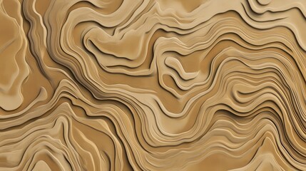Fototapeta premium Stunning Abstract Beige Wavy Pattern Design